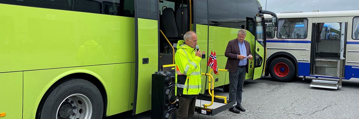Markering av ny avtale om bussdrift i Indre Østfold-regionen 22. juni